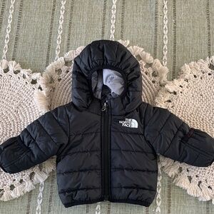 The North Face Black Hooded Puffer Jacket